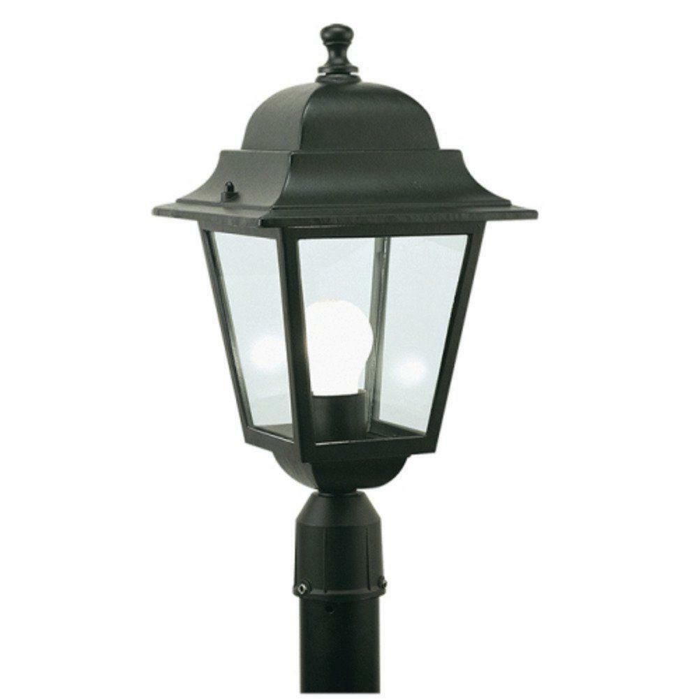 SOVIL LAMPADA TESTA PALO DIAMETRO 60MM COLORE NERO DA ESTERNO LINEA QUADRATA 401/06