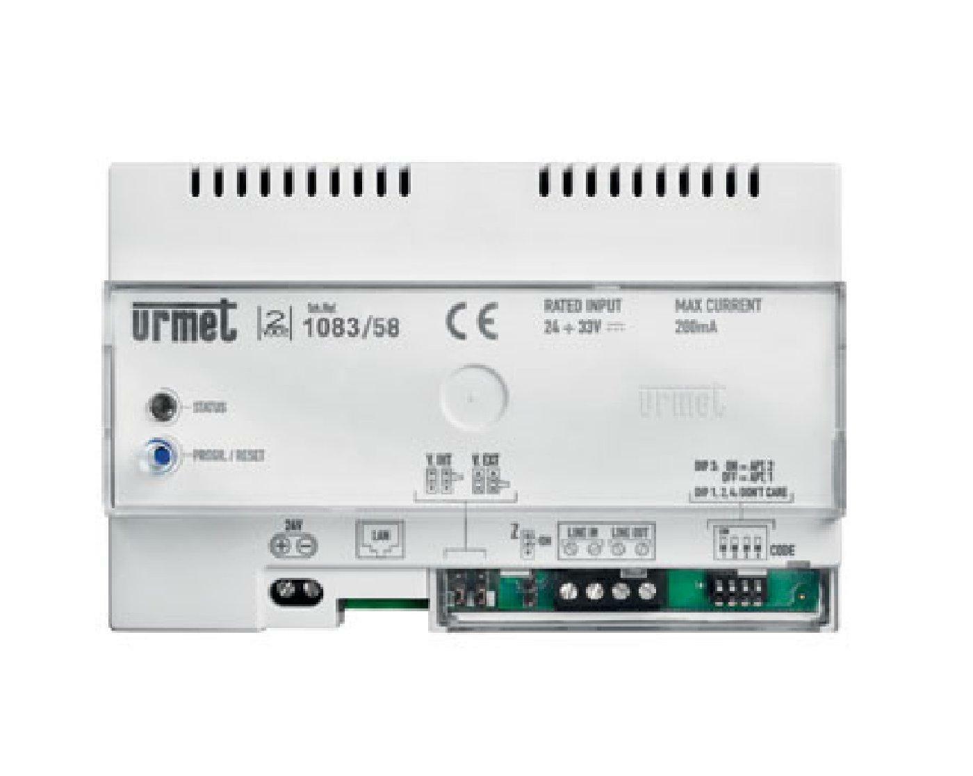 URMET DISPOSITIVO DI RINVIO CHIAMATA SU SMARTPHONE CONNESSIONE WI-FI PER CITOFONI E VIDEOCITOFONI 1083/58