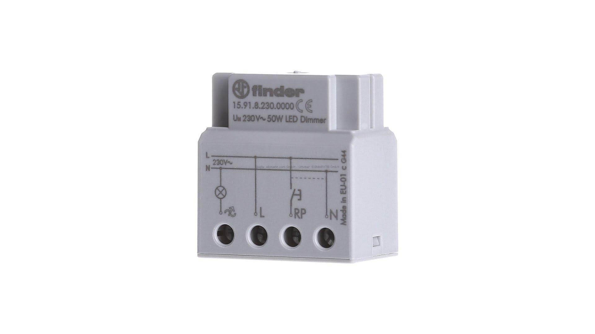 FINDER DIMMER DA INCASSO LED INCANDESCENZA 100W 159182300000