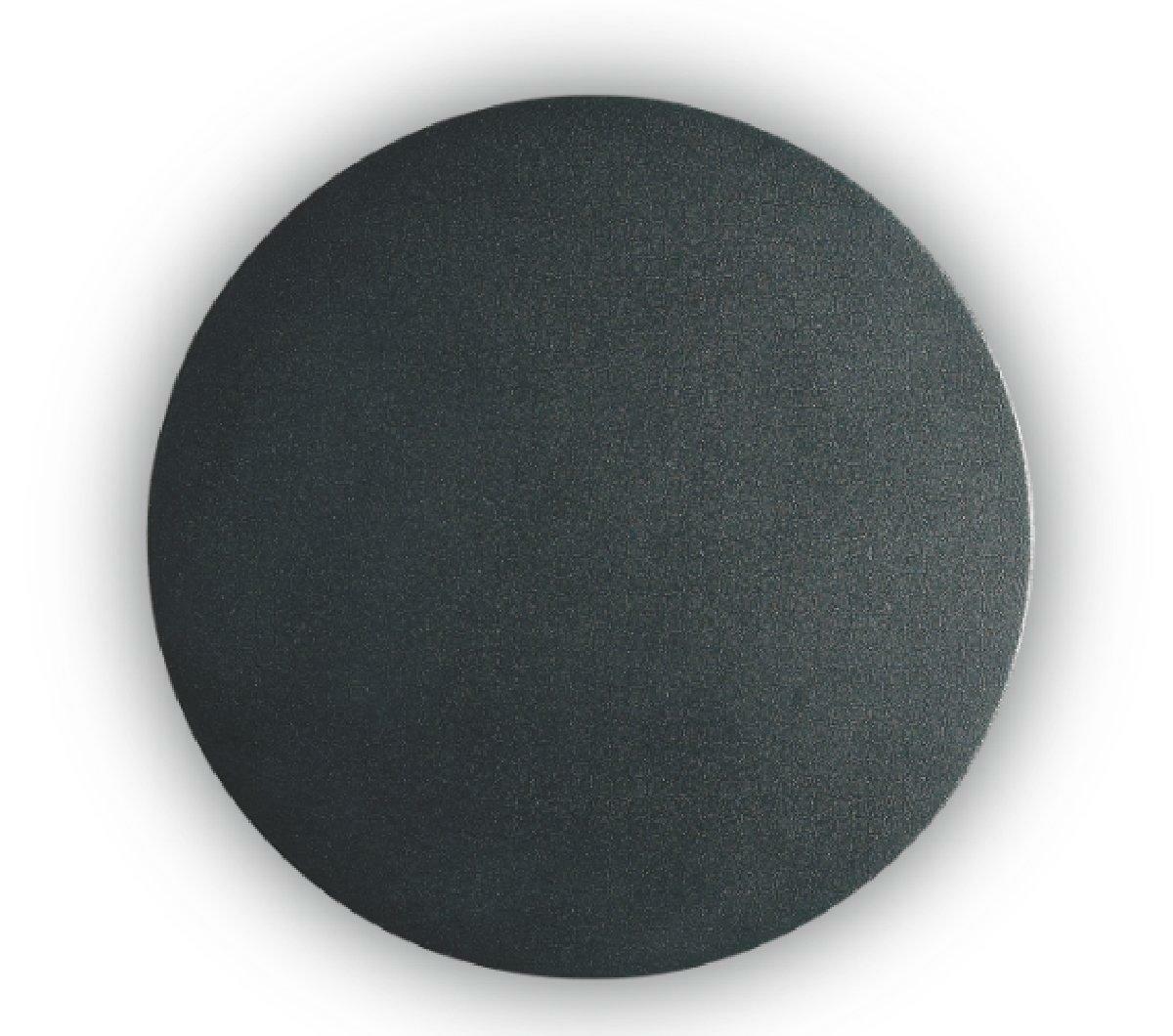 ideal lux ideal lux illuminazione parete applique cover ap1 round small nero - foto 1