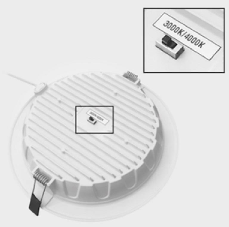 nobile illuminazione nobile illuminazione faro led down light  incasso 18,5w 3k-4k ip20/44 220v e26/d - foto 3