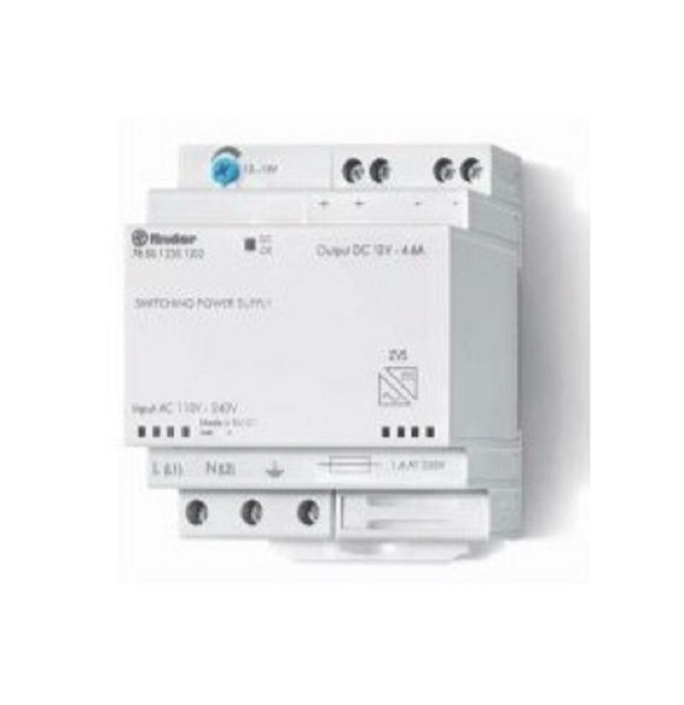 finder finder alimentatore switching 50w 12vdc (4.5 a) modulare con uscita dc 785012301203 - foto 1