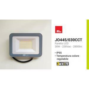 Faretto led 230v 30w cct ip65 cavo0 jo445/030cct