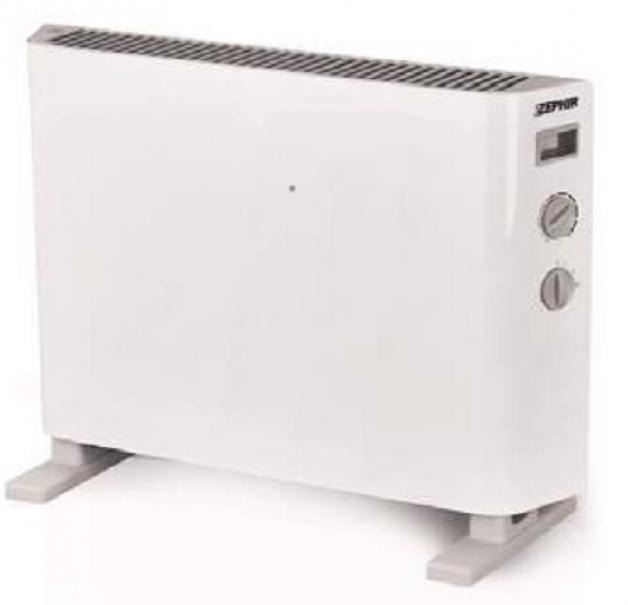 zephir zephir termoconvettore 200w da pavimento turboventilato zcv2100m-b - foto 1