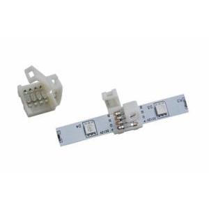 Connettore led  connettore rapido lineare per strip 12-24v striscia led modello rgb 3528 5050-3528 chipades 2835 femm-femm conn2835/ff
