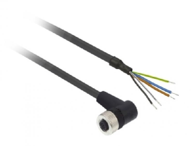 schneider electric schneider connettore con cavo 5 mt m12 5p diritto femmina xzcp1164l5 - foto 1