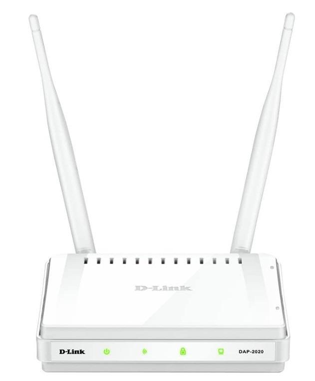 d-link d-link access point wi-fi 4 802.11n 2.4ghz no poe due antenne esterne da 5 db, bianco dap-2020 - foto 1