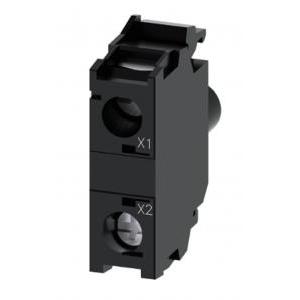 Portalampada led verde incluso 230v ac 3su14011bf401aa0