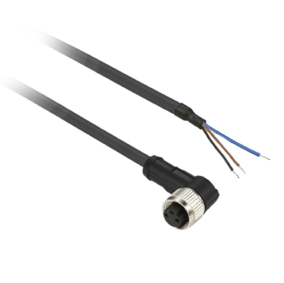 schneider schneider connettore con cavo 5 mt m8 90° 3 poli xzcp0666l5 - foto 1