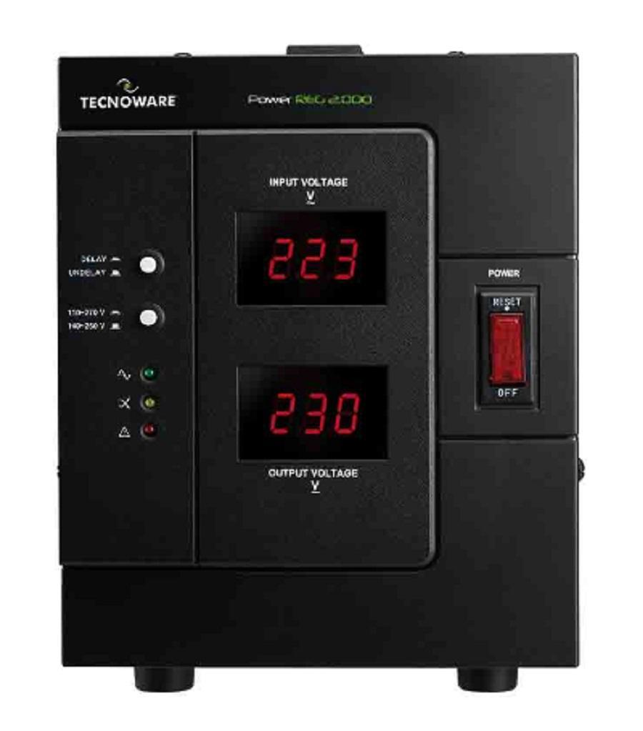 tecnoware tecnoware stabilizzatore elettronico power re 2000va 1600w fstelpre2000m - foto 2