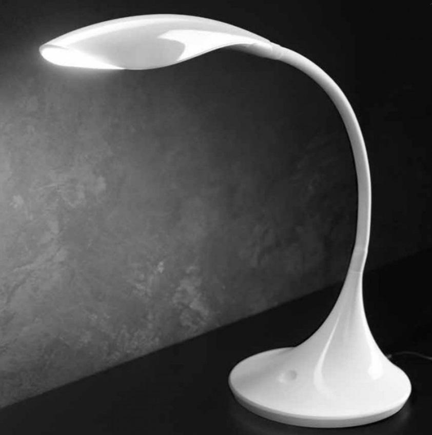 gea luce gea luce lampada da tavolo flessibile bianco.4,5w 3000k 480lm gls002 - foto 1