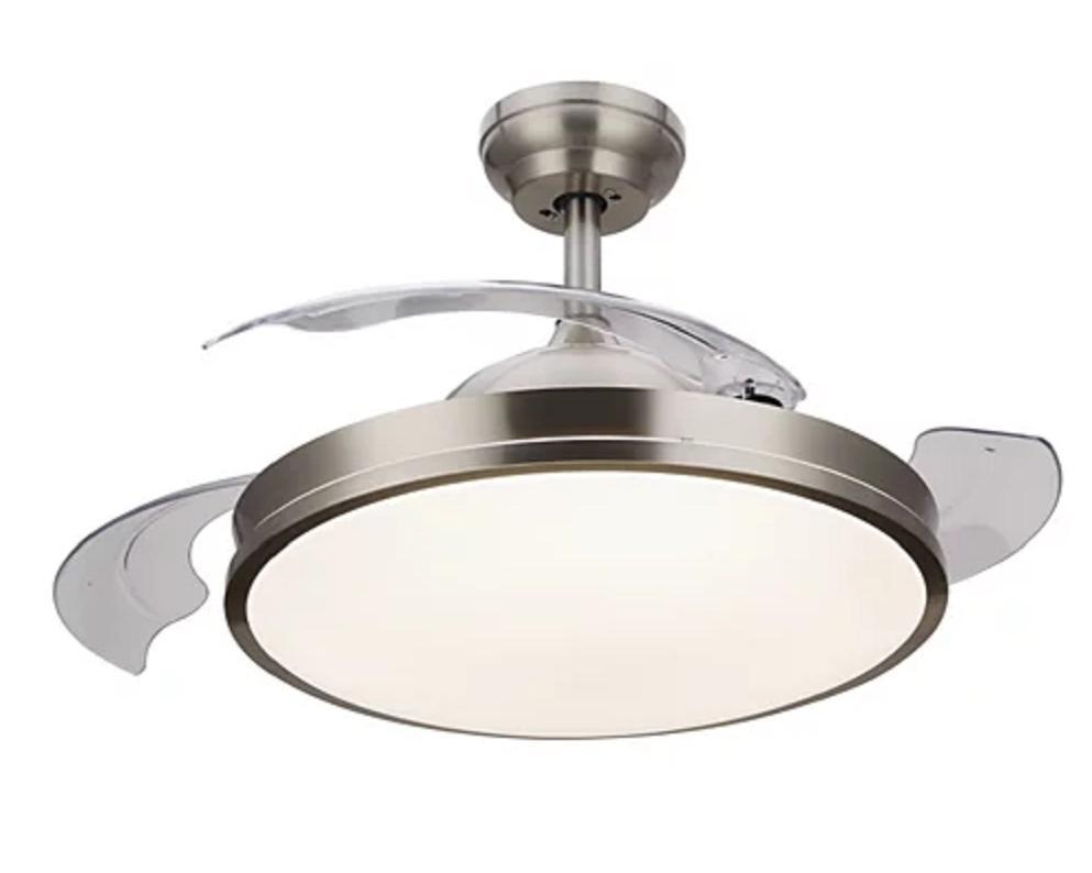 philips philips ventilatore da soffitto mod. atlas lampada led dc  nickel bliss 40855500 - foto 1