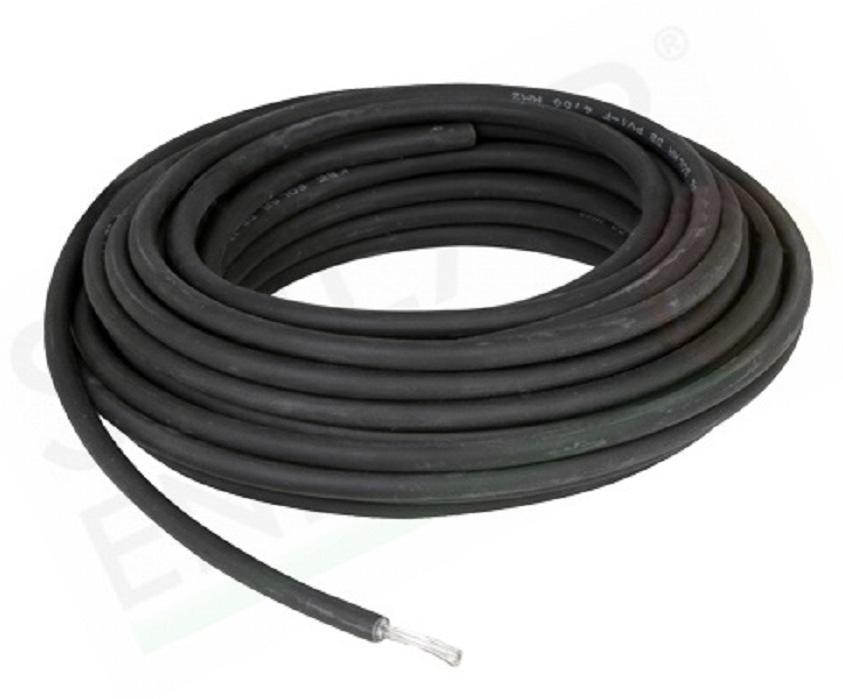 fotovoltaico fotovoltaico cavo solare 6mmq colore nero prezzo al metro 08mhr - foto 1