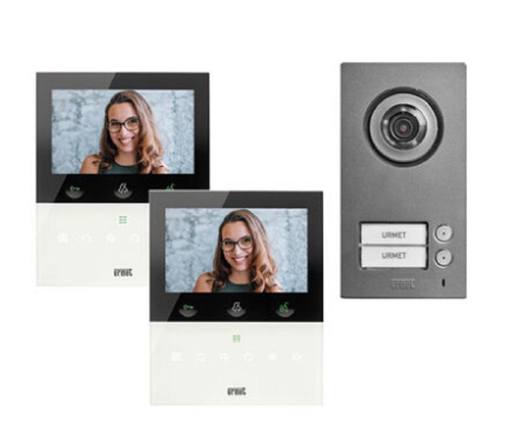 urmet urmet kit bifamiliare mikra2 vog5w video con pulsantiera mikra 2 1784/726 - foto 1