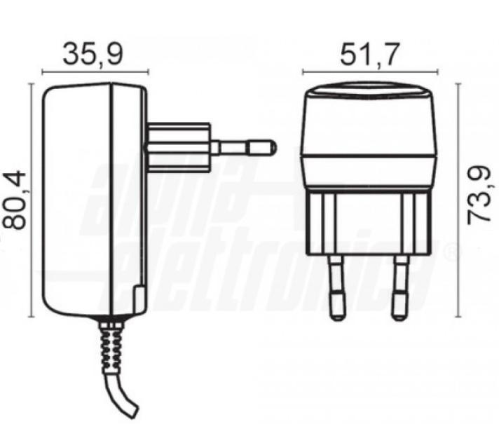 alpha elettronica alpha elettronica alimentatore switch.3-4.5-5-6-7.5-9-12vdc 1 kd1000/1 - foto 4
