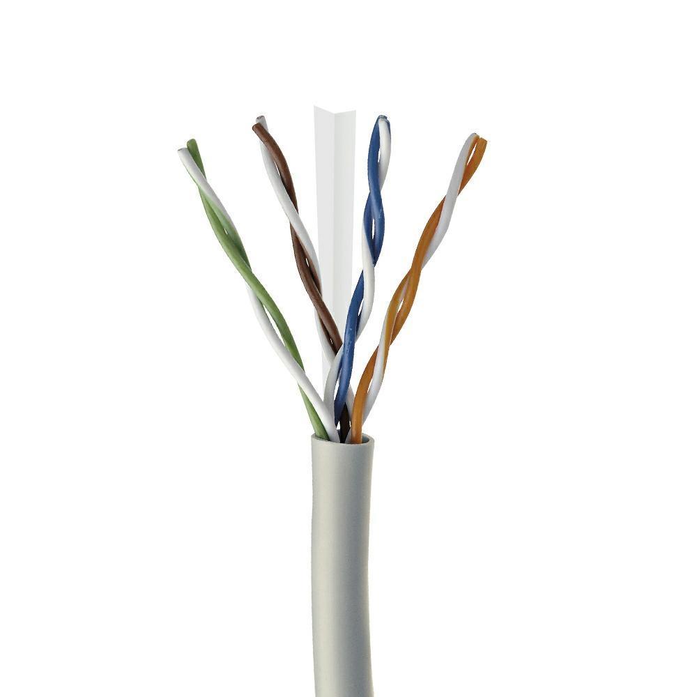 mach power mach power matassa utp cat6 305m rame 0.50mm,24awg,lszh cpr, colore  grigio cm-024-cpr - foto 1
