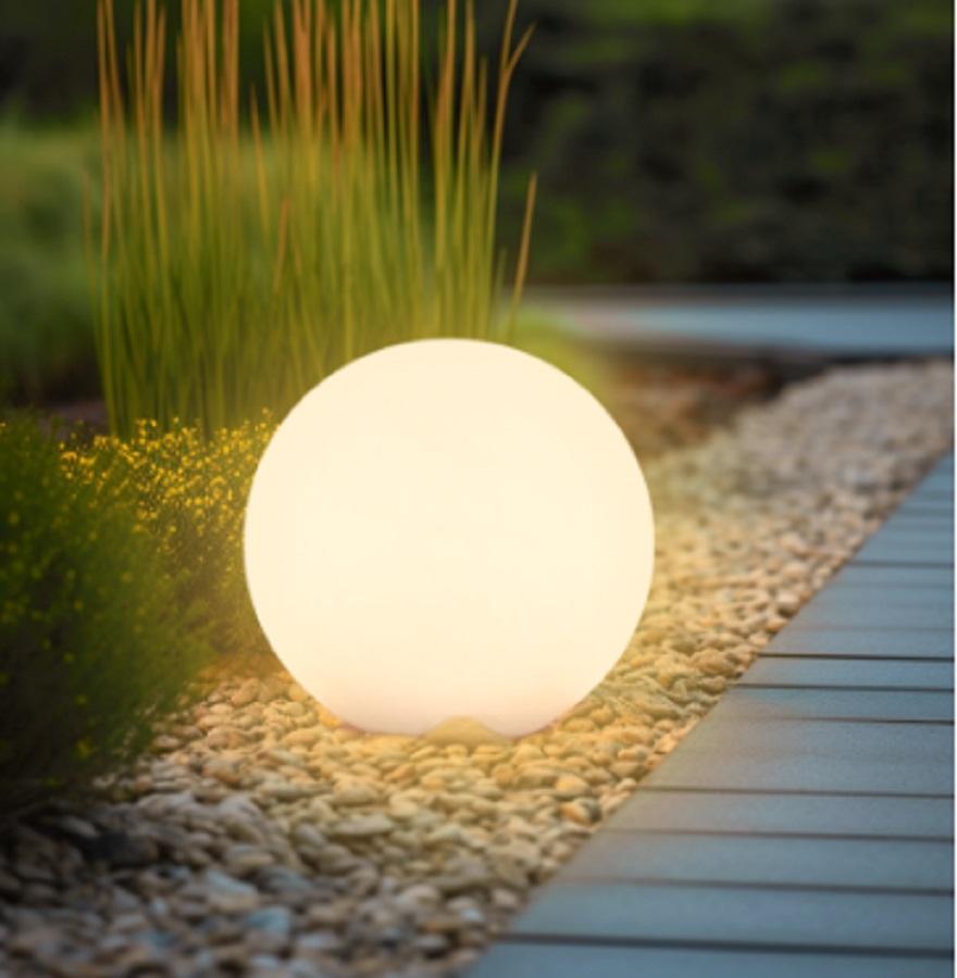century century lampada led solare bolla d300xh280 mm 0.70w - rgb+3000k luce calda bll-043000 - foto 1