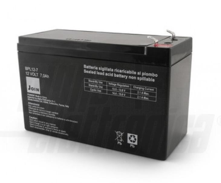 alpha elettronica alpha elettronica batteria al piombo 12v 7ah - foto 1