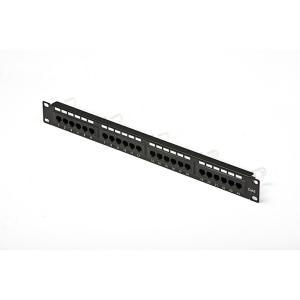 Patch panel utpcat6 24 porte rj45, per rack 19 colore nero ar-ppu6-24