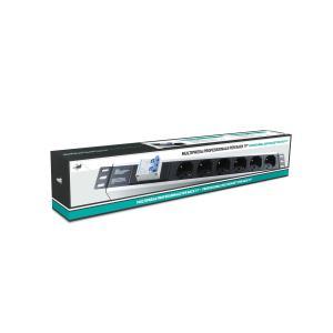 Multipresa 6p per rack 19 6 ingressi 10a/16a schuko, con attacco laterale mp-pdu3606