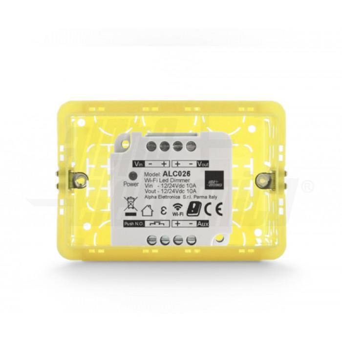 alpha elettronica alpha elettronica dimmer smart per strisce led monoco wifi app+pulsa - foto 2