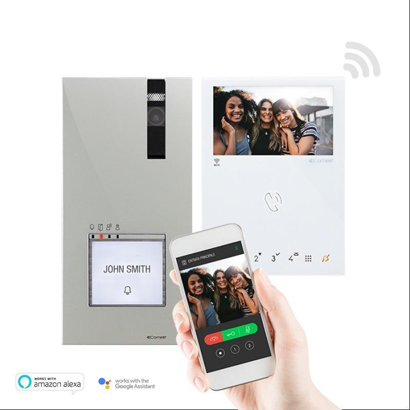 comelit group spa comelit group spa kit monofamiliare quadra e mini vivavoce wi-fi. sb2 8451v - foto 1