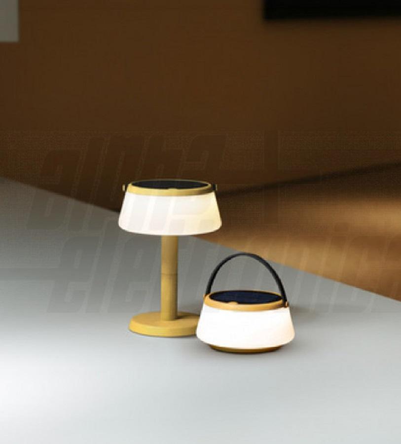 alpha elettronica alpha elettronica lampada decorativa solare 3 in 1-glamp- gialla jo453g - foto 2