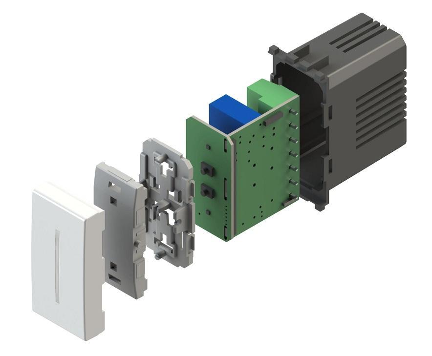4 box 4box uniko lite smart interrutore compatibile  per  bticino matix 4bcu1s.am - foto 4