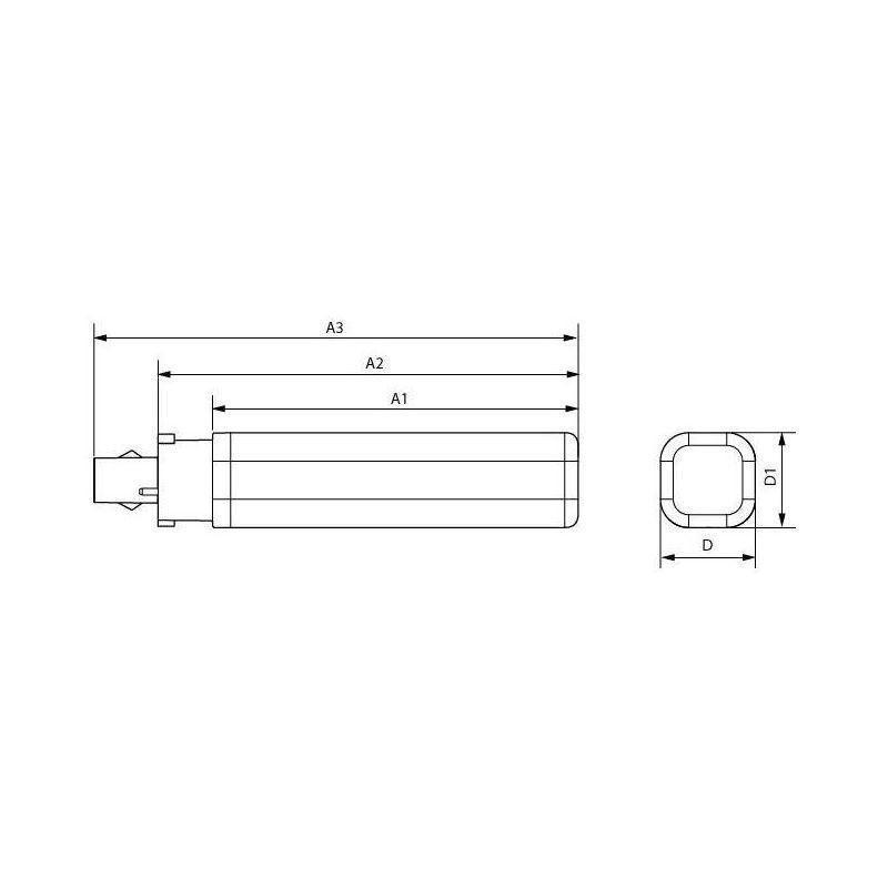 philips philips lampada corepro led 9.5w 840 4p g24q-3 plcled4p26840g2 - foto 2