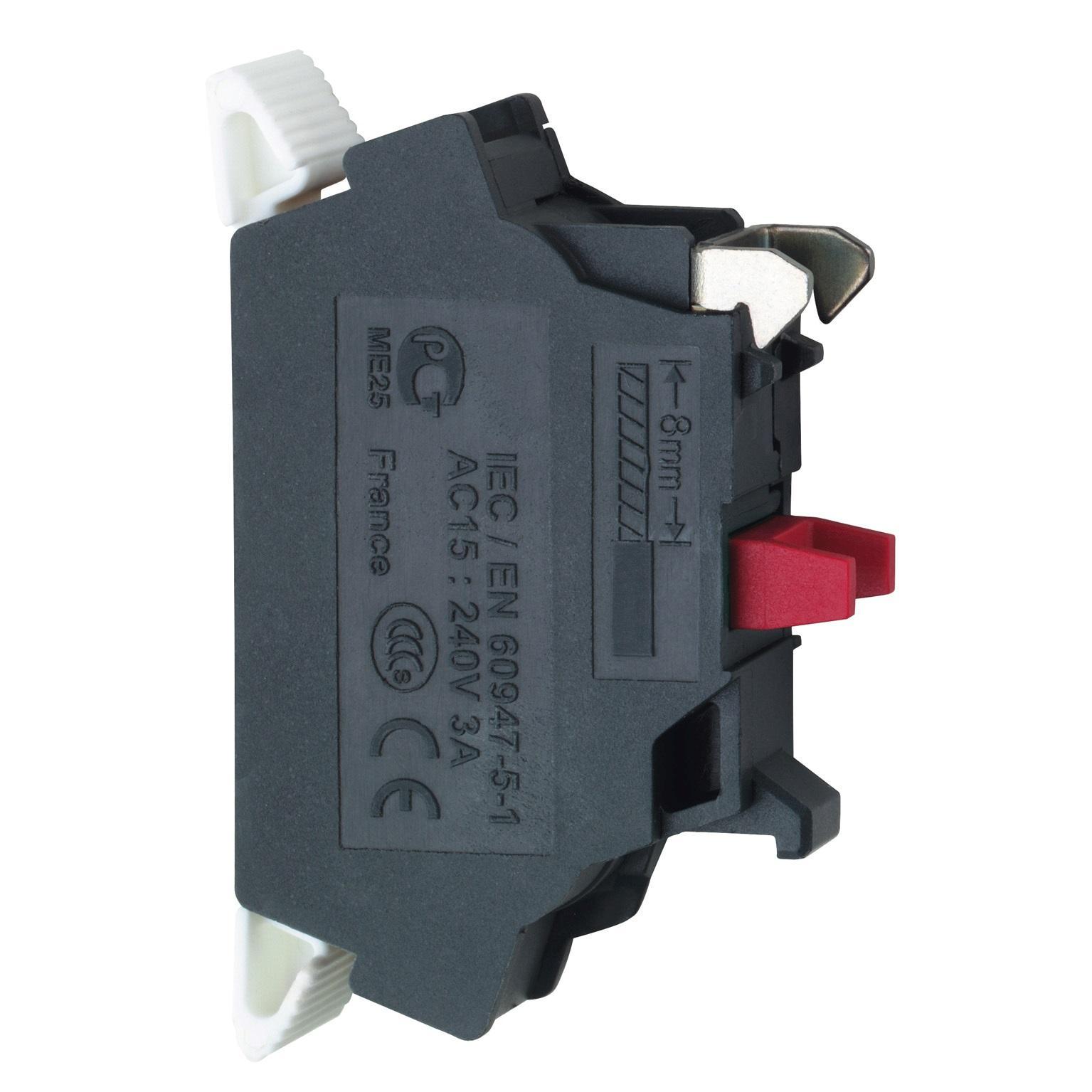 schneider schneider elemento di contatto ''nc'' a molla singolo harmony xb4 xb5 zbe1025 - foto 1