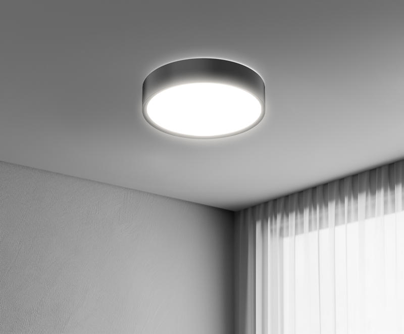 century century plafoniera blanca luxe 400mm 24w 3000k-4000k-6500k grigio bcl-2440gr - foto 3