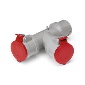 Adattatore 2 x 3p+n 380v 16a ip44 600.2005-064