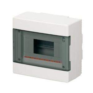 Centralino parete ip40 portella trasparente 8m ip40 ec60008b
