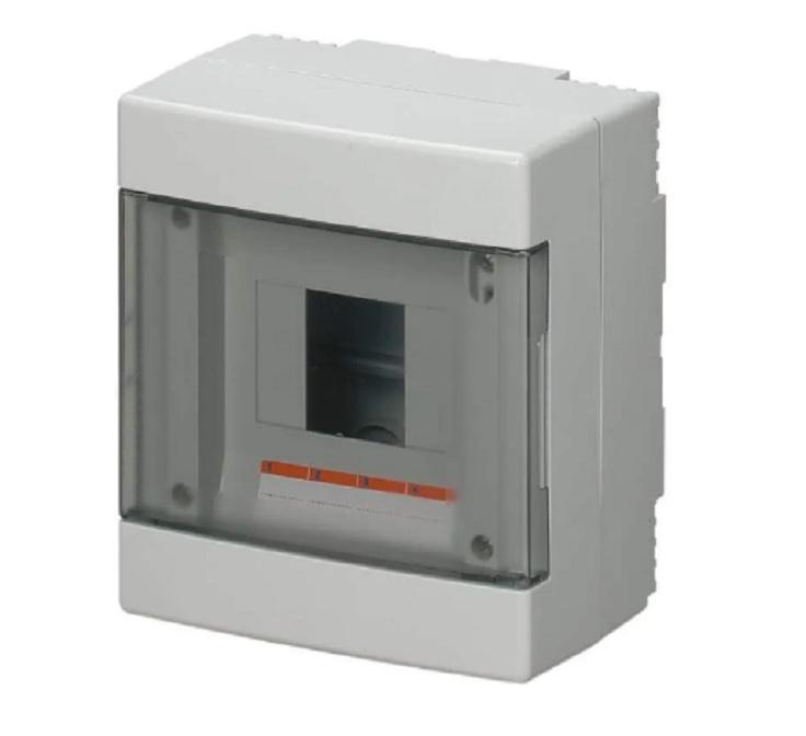 elettrocanali elettrocanali centralino a parete ip40 portella trasparente 4moduli ec60004b - foto 1