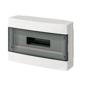 Centralino a parete ip40 portella trasparente 18m ip40 ec60018b