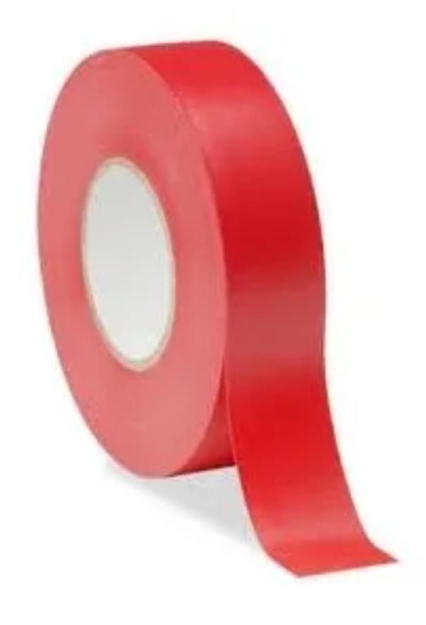 etelec etelec nastro isolante rosso 19mmx25mx0.15 na8319 - foto 1