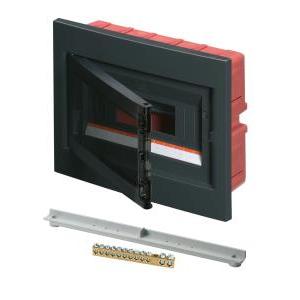 Centralino incasso nero portello nero 12 moduli ec63012ne