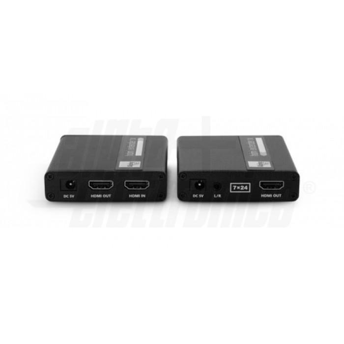 alpha elettronica alpha elettronica extender hdmi cavo 1xcat.6 con usb loop out - kvm - cavo cat.6 - 70m - hdr ct373/13 - foto 3