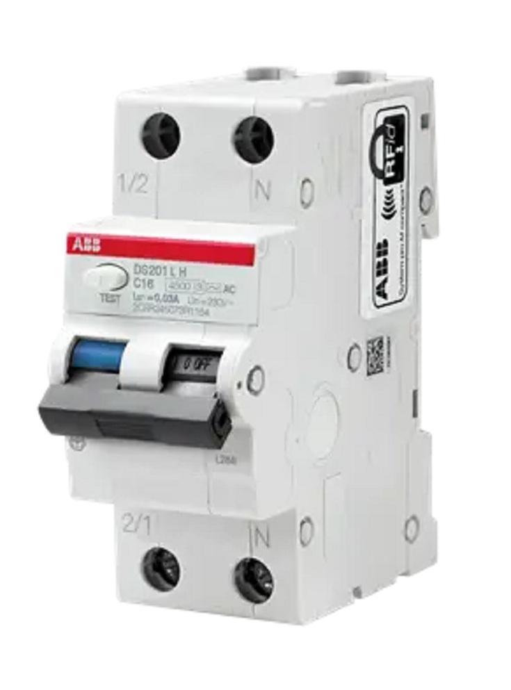 abb abbds201 l h interruttore differenziale magnetotermico 4,5ka 1p+n ds201lhc10ac30 - foto 1