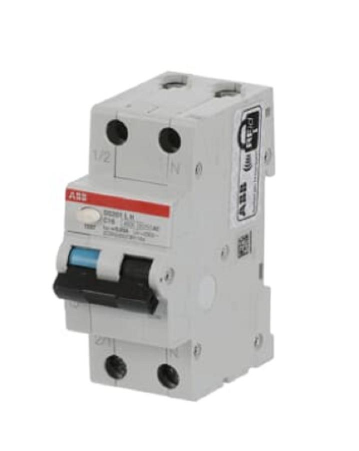 abb abb ds201 l h interruttore differenziale magnetotermico 4,5ka 1p+n ds201lhc16ac30 - foto 1
