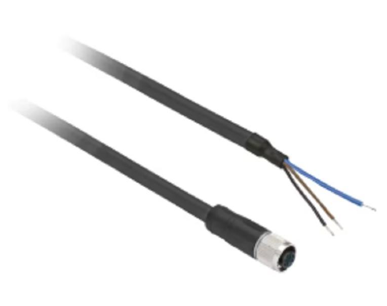 tese italy tese italy connettore con cavo 10 mt 3p m8 dritto xzcp0566l10 - foto 1