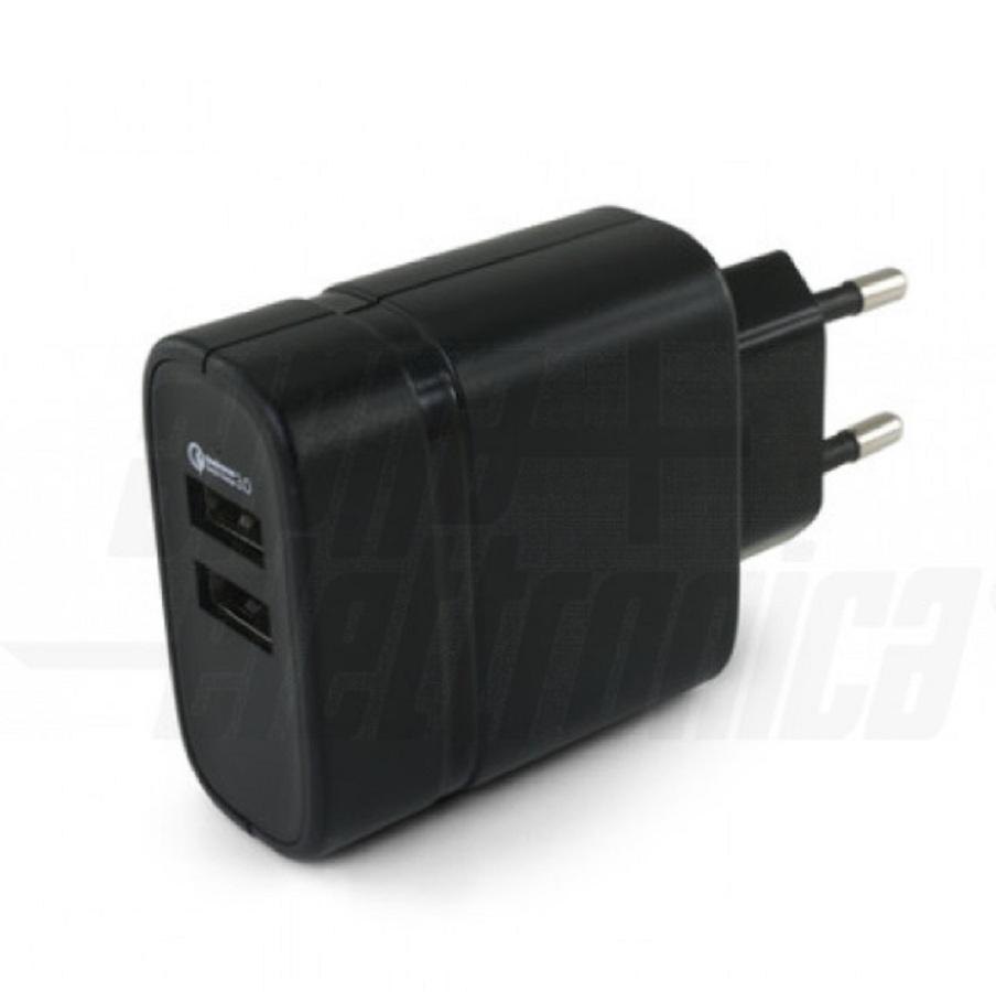 alpha elettronica alpha elettronica alimentatore plug-in qc 2 x usb a 20w kd527 - foto 1