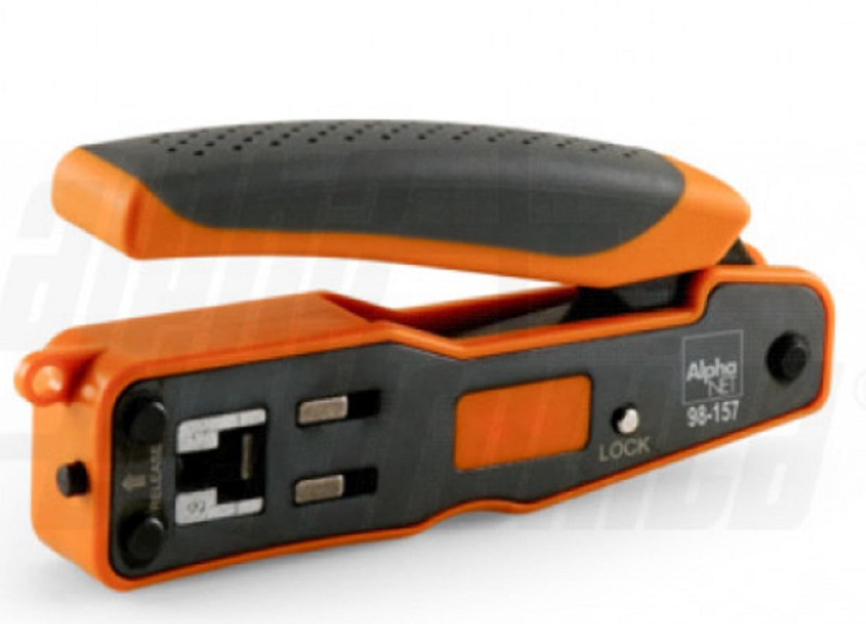 alpha elettronica alpha elettronica pinza compatta rj45 passante e tradizionali 98-157 - foto 1