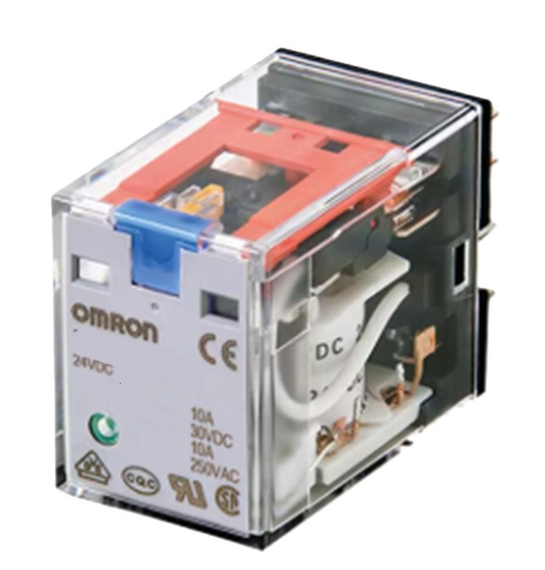 omron omron relè elettromeccanico dpdt 24v ac con led omron my4ingsrac24 - foto 1