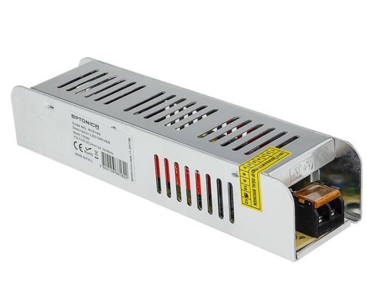 optonica led optonica led alimentatore slim 100w 24v 4.2a - metallo 6162 - foto 1