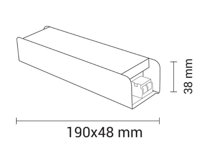optonica led optonica led alimentatore slim 100w 24v 4.2a - metallo 6162 - foto 2