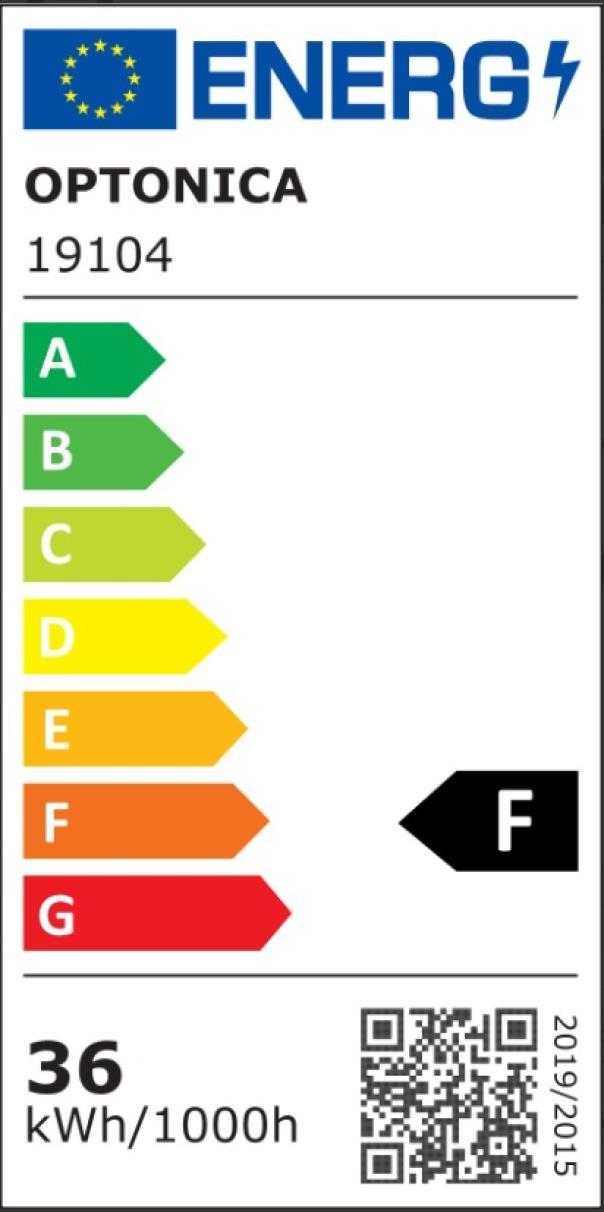 optonica led optonica led ventilatore led soffitto 36w/3cct 2880lm white slim + telecomando  19104 - foto 2