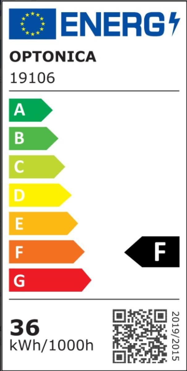 optonica led optonica le ventilatori led soffitto 36w/3cct 2880lm white + telecomando 19106 - foto 2