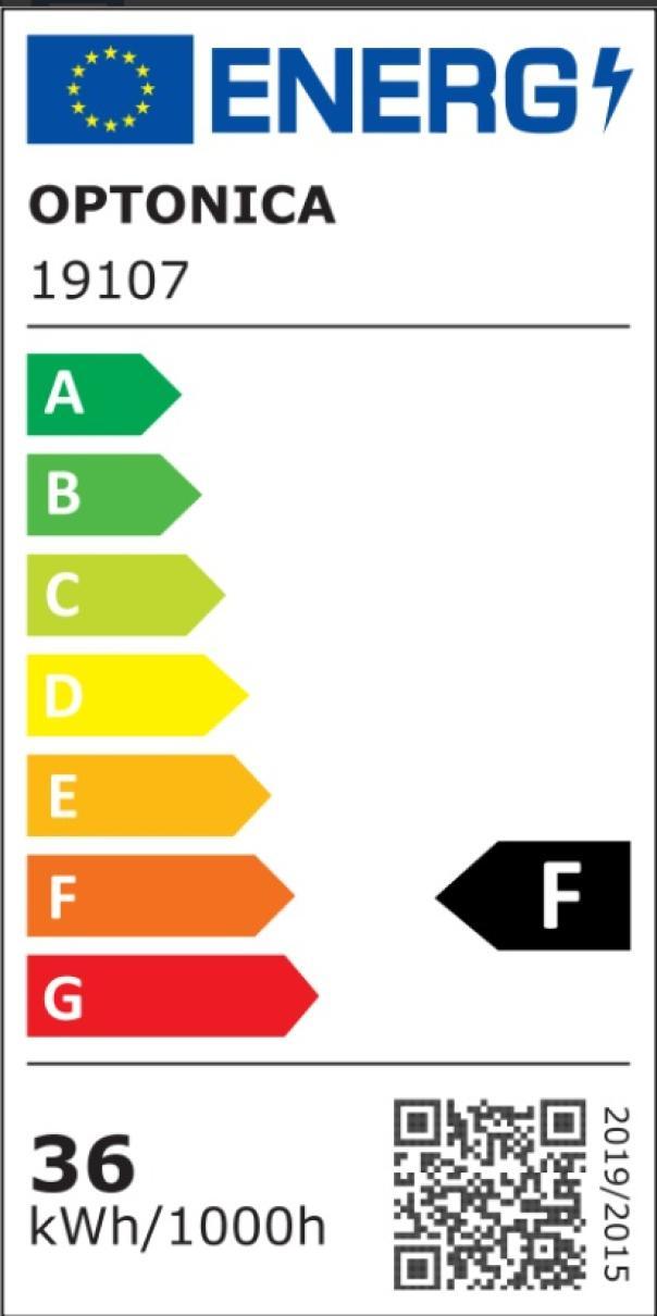 optonica led optonica led ventilatore led soffitto 36w/3cct 2880lm white/black + telecomando 19107 - foto 2