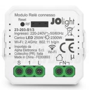 Modulo rele' configurabile smart 230v wi-fi 23-203-s1/3